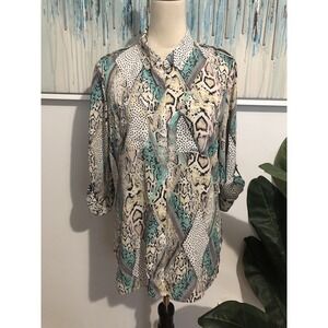 Jaclyn Smith Women's Top Long Sleeves Size M